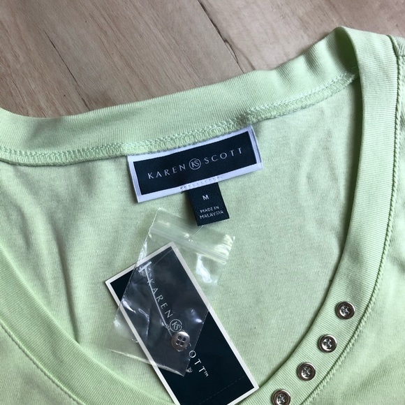 Karen Scott tee.NWT - Picture 5 of 6